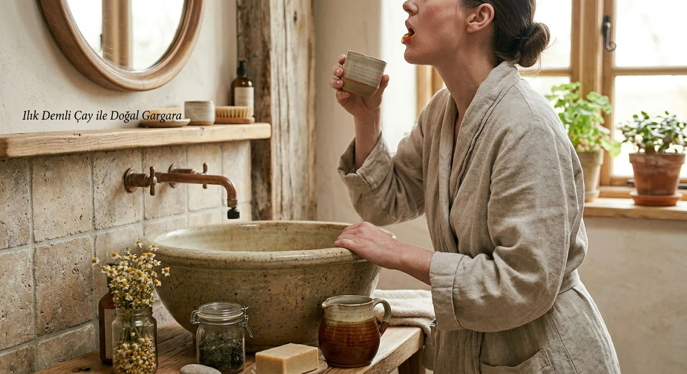 Boğaz Ağrısına Karşı Gargara - Görsel medyası