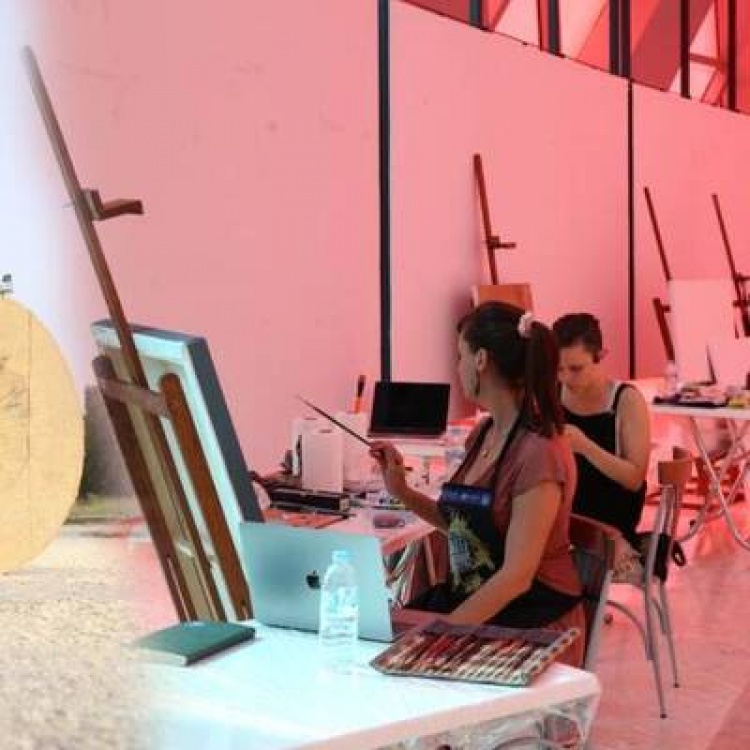 Uluslararası Sanat Çalıştayı Sergisi Açıldı