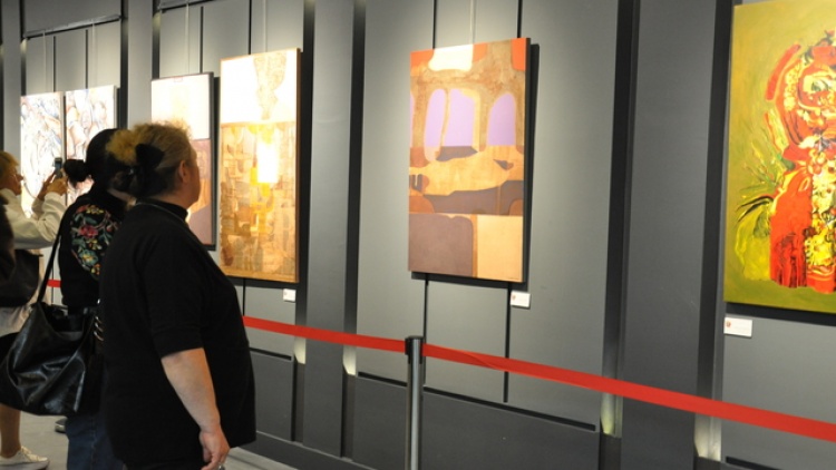 Uluslararası Sanat Çalıştayı Sergisi Açıldı