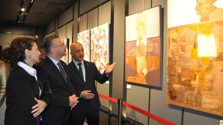 Uluslararası Sanat Çalıştayı Sergisi Açıldı