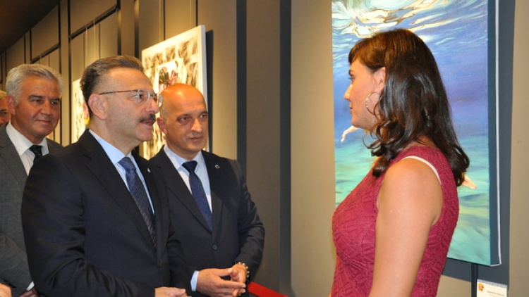 Uluslararası Sanat Çalıştayı Sergisi Açıldı