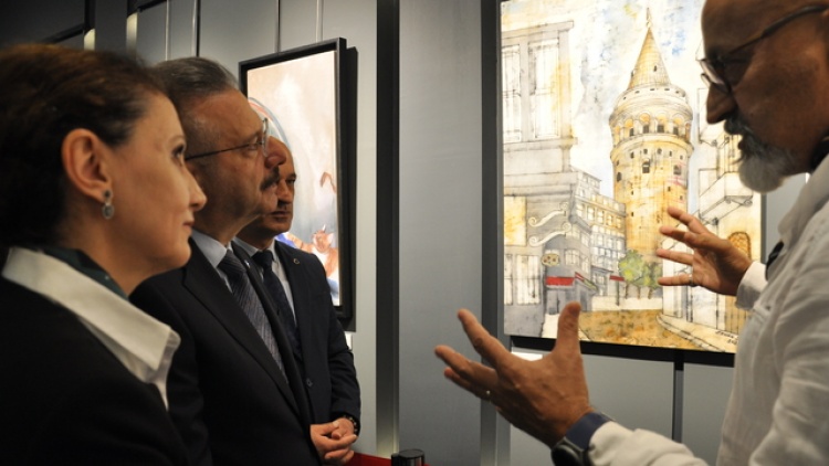 Uluslararası Sanat Çalıştayı Sergisi Açıldı