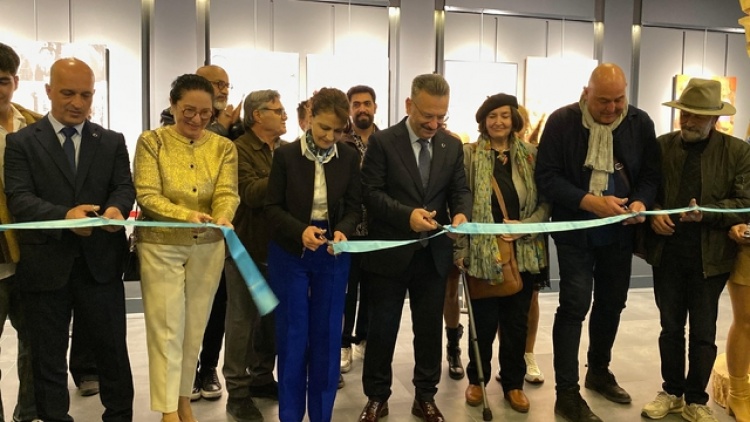 Uluslararası Sanat Çalıştayı Sergisi Açıldı